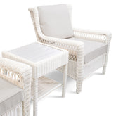 Park Meadows 3-Piece Wicker Outdoor Club Chair Bistro Set